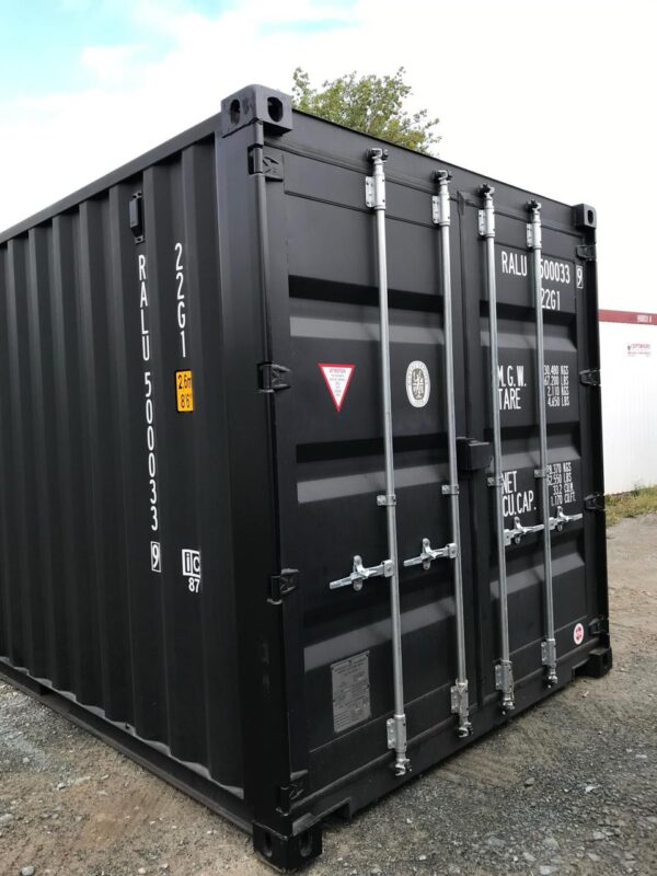 Container 20 pieds 1er voyage noir