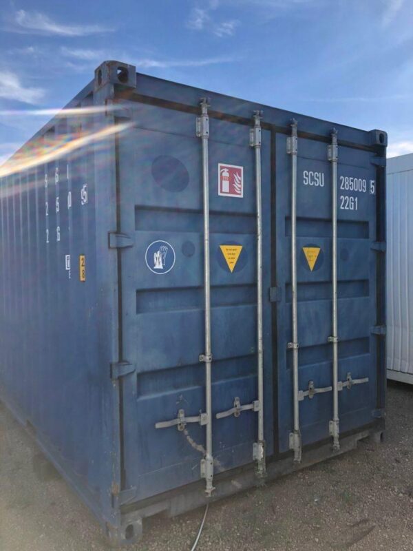 Container 20 pieds 2ᵉ voyage