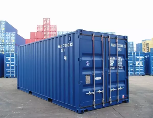 833 Conteneur 20 pieds en 1er voyage - double porte