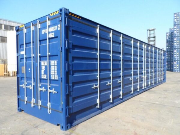 Container 40 pieds High Cube – Open-Side 1er Voyage