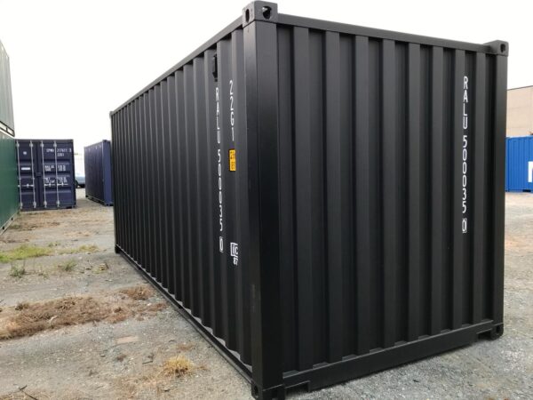 Container 20 pieds 1er voyage noir