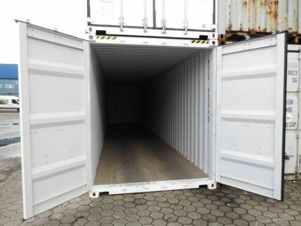 Container 40 pieds – 1er voyage