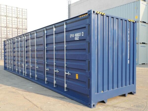 Container 40 pieds High Cube – Open-Side 1er Voyage